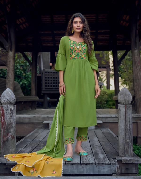 Lily And Lali Mahek Party Wear Kurti With Bottom Dupatta Collection